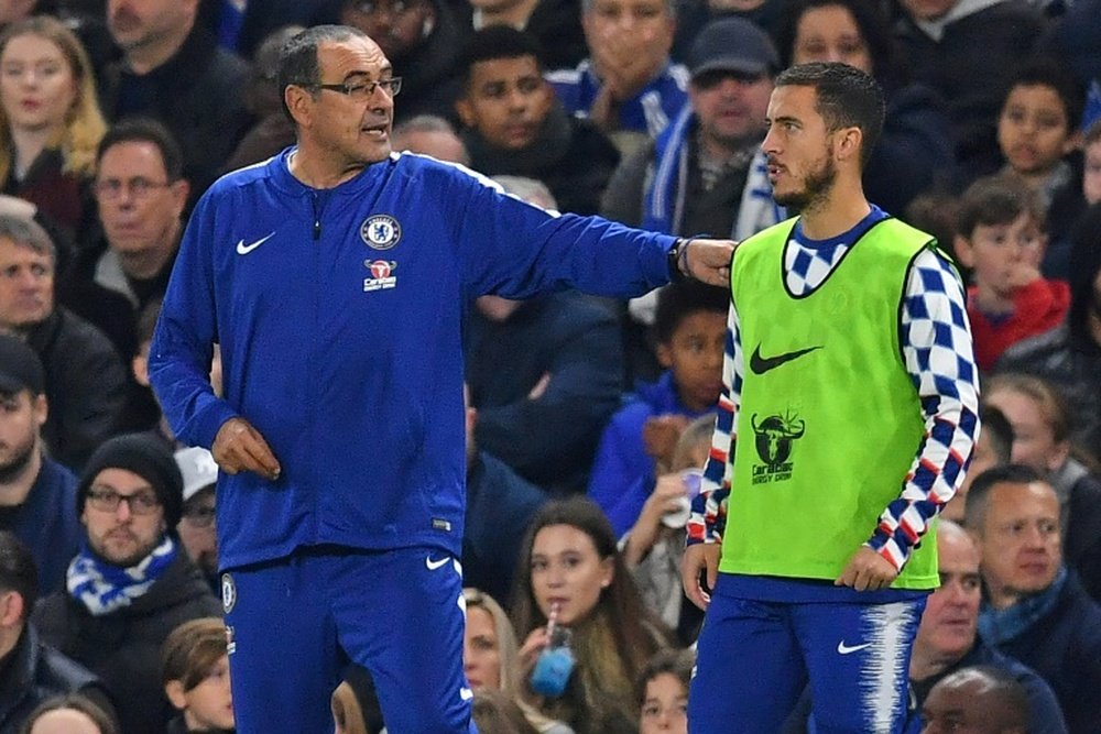 Zola falou sobre a época de Hazard no Chelsea. AFP