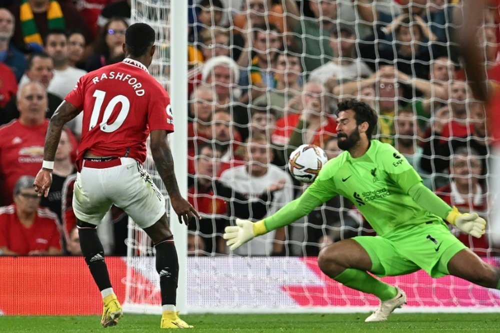 United win their first match of the season. AFP