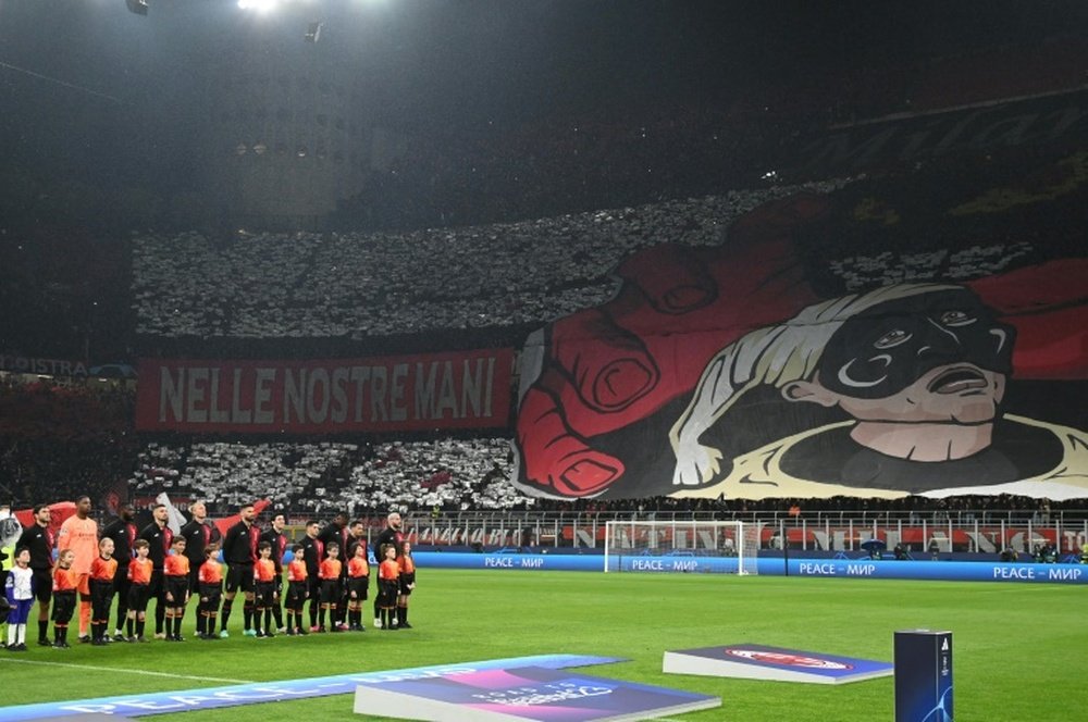 El Milan, el rey de los partidos con más goles en la historia de la Serie A. AFP