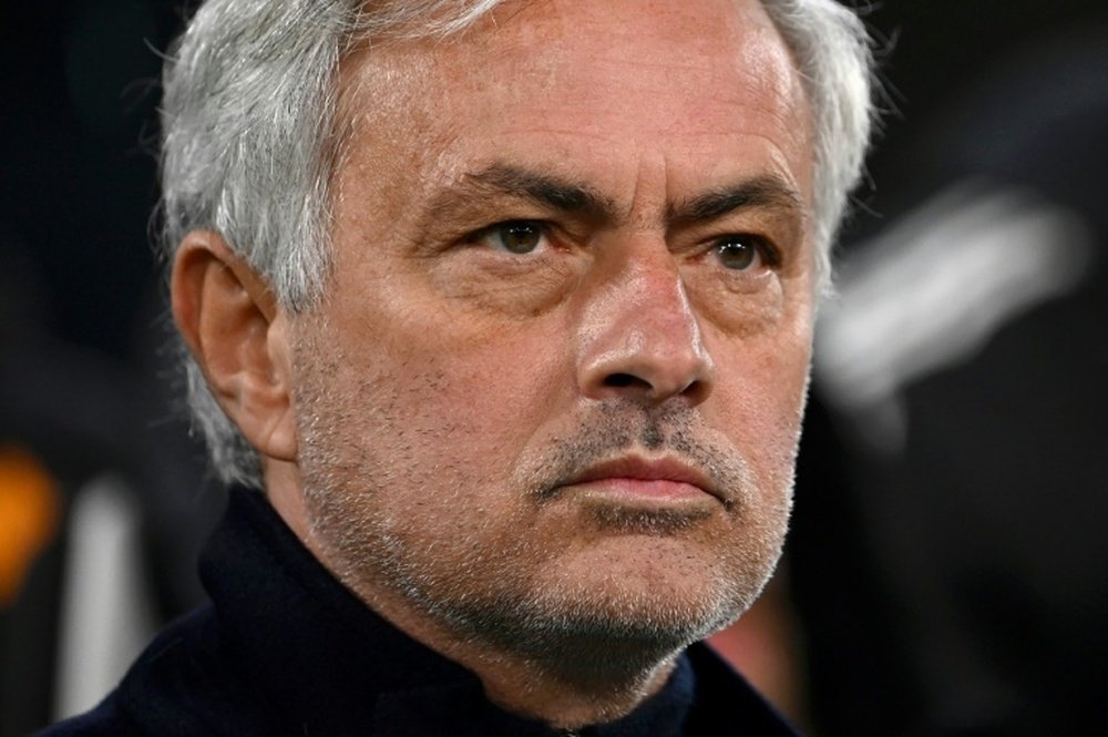 Jose Mourinho hit out at Roma's owners. AFP