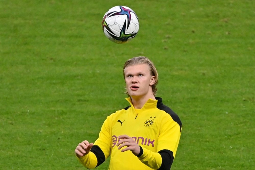 Haaland superou Lewandowski. AFP
