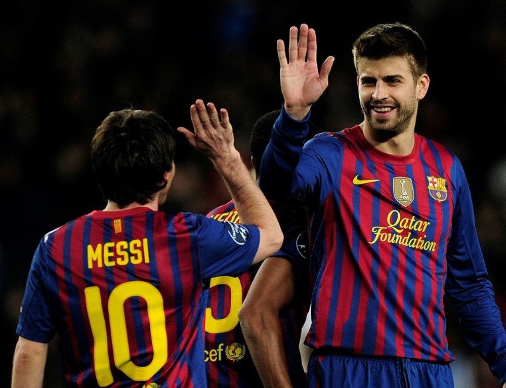 Messi acompañará a Piqué en su aventura en el FC Andorra. AFP