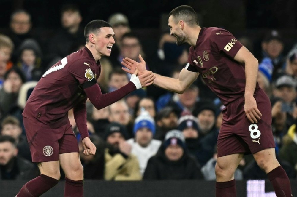 Haaland and Foden scored for City against Ipswich Town. AFP