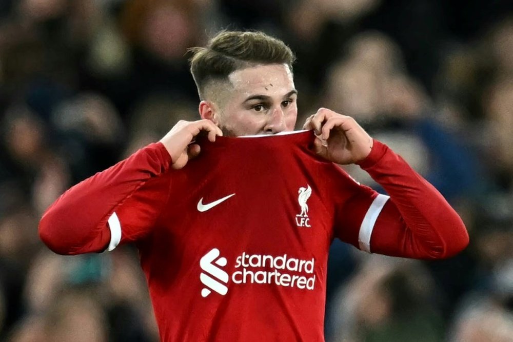 Mac Allister reflected on costly errors in Liverpool's defeat at Fulham. AFP