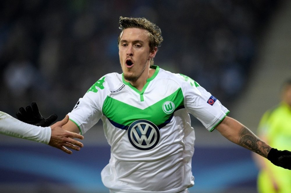Max Kruse was involved in a car accident at 4am but still punctually for training at 10. AFP