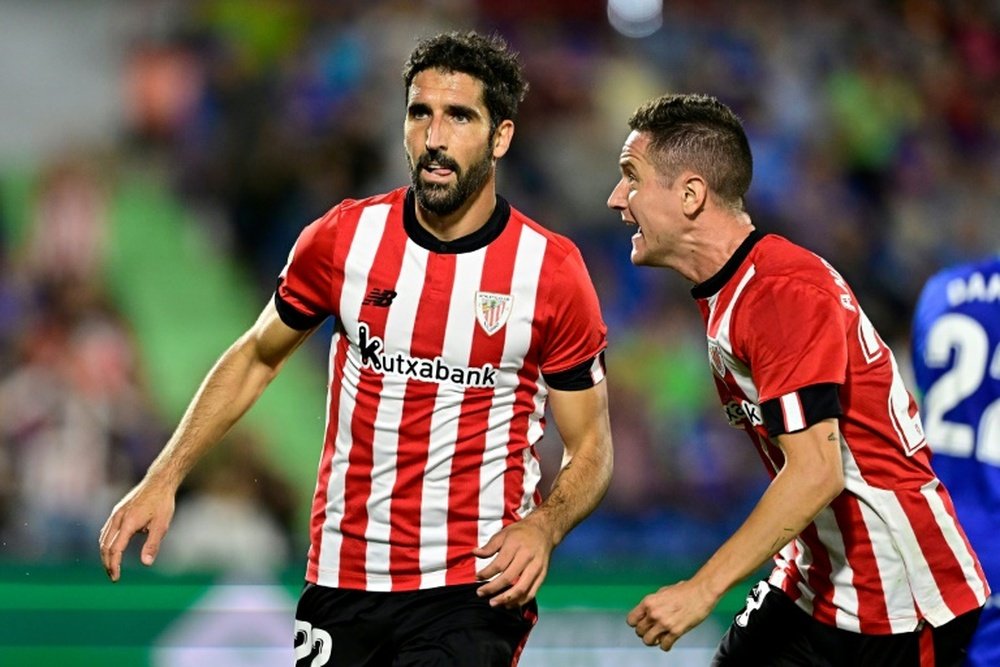 El Athletic se enfrenta al Valencia este sábado en Liga. AFP