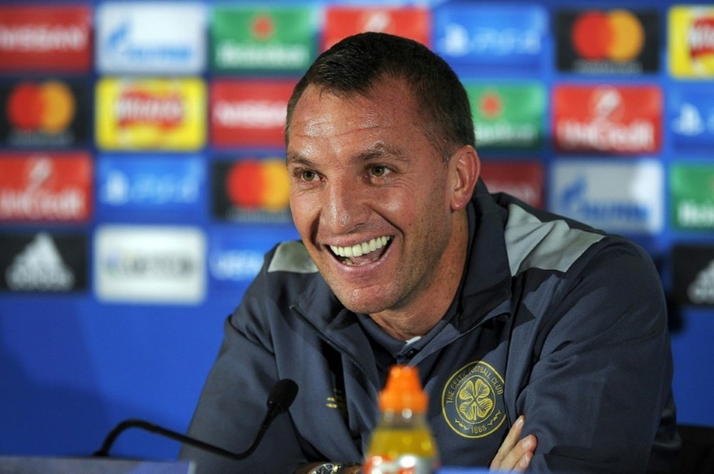 Celtic manager Brendan Rogers. AFP