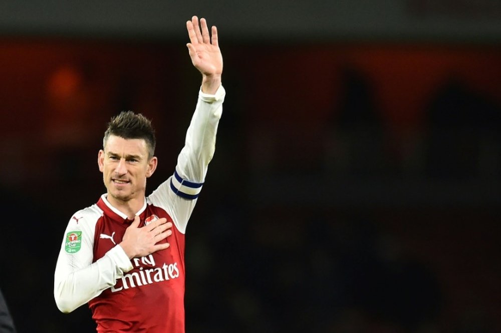 Koscielny slammed Arsenal's performance as 'not enough'. AFP