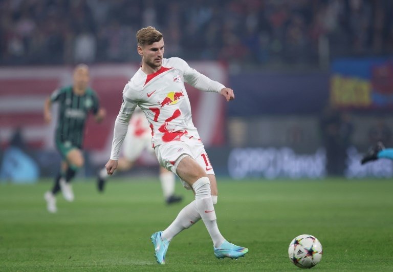 Werner has scored two goals in 13 Bundesliga appearances this season.  AFP