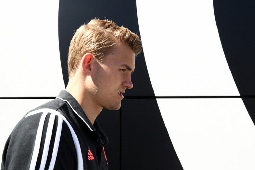 De Ligt y Szczesny ya pasaron la cuarentena y fueron a entrenar con el resto. AFP