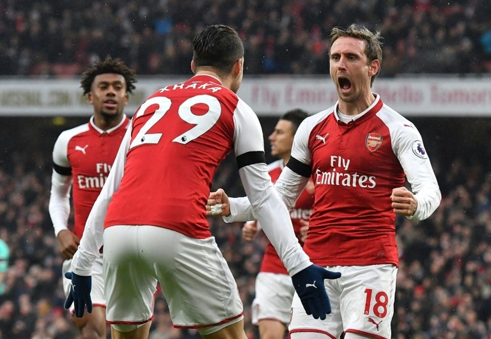 Emery opens the door for Monreal exit. AFP