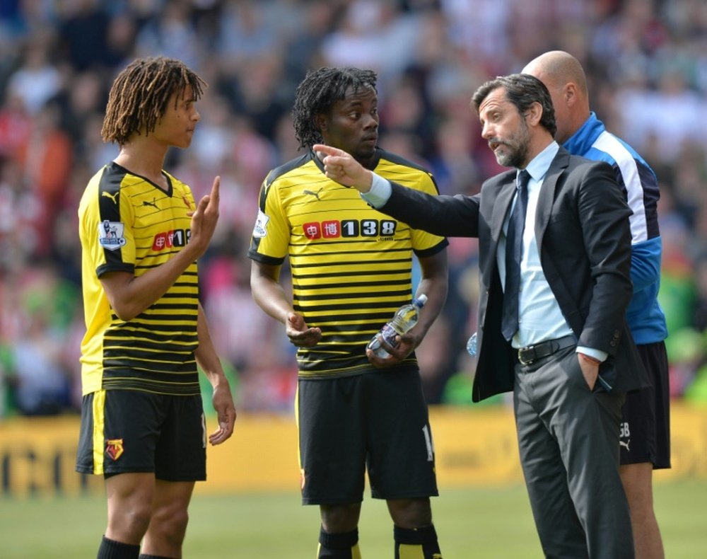 Paredes tan sólo ha disputado un partido este curso con el Watford. AFP