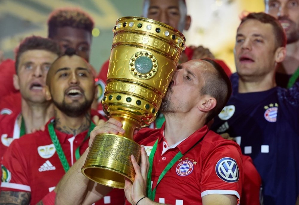 El Bayern levantó su 18ª DFB Pokal en 2016. AFP