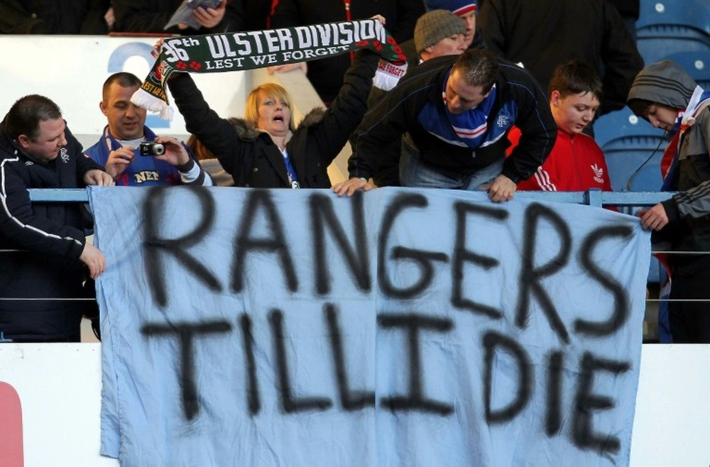 Rangers' win against Dundee has reduced their gap with league leaders Celtic to 11 points. AFP