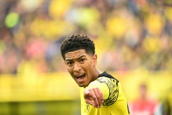 Bellingham tiene contrato con el Borussia Dortmund hasta 2025. AFP