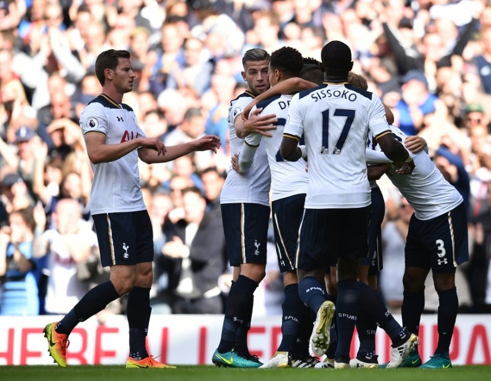 Tottenham Hotspur are the only undefeated team in the Premier League this season. AFP