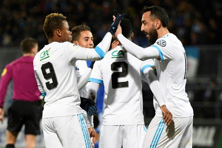 Red-hot Marseille score nine in Cup thrashing. AFP