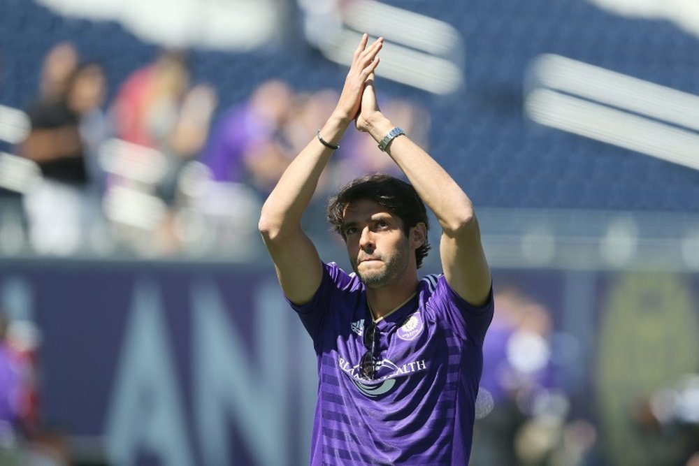 Kaka, pictured March 6, 2016, connected on the fastest penalty kick in Major League Soccer history