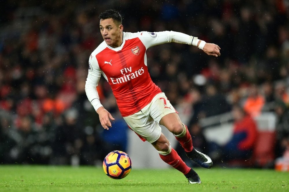 Arsenal's Chilean striker Alexis Sanchez could leave his club. AFP