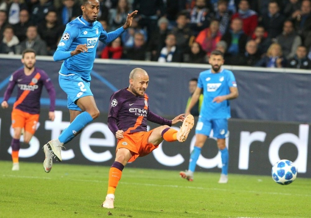 David Silva fired home late on to give Man City a 2-1 win away in Germany. AFP
