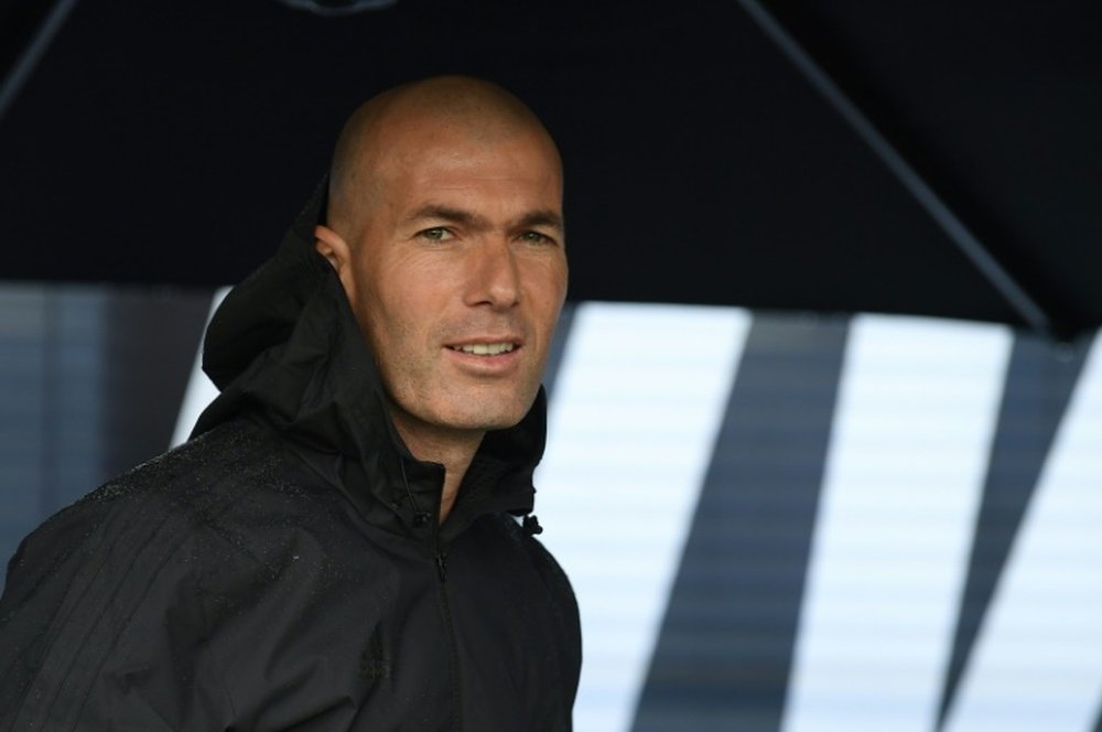 Zinedine Zidane left Real Madrid after winning a third successive Champions League title. AFP