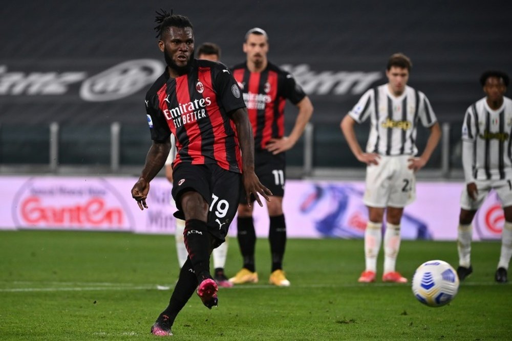 Franck Kessie wants to stay at AC Milan. AFP