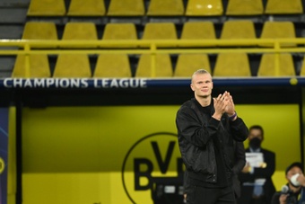 Le Borussia Dortmund dément une pression sur Haaland. afp