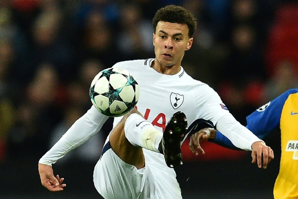 Pochettino believes that Alli is the best young player in the world. AFP