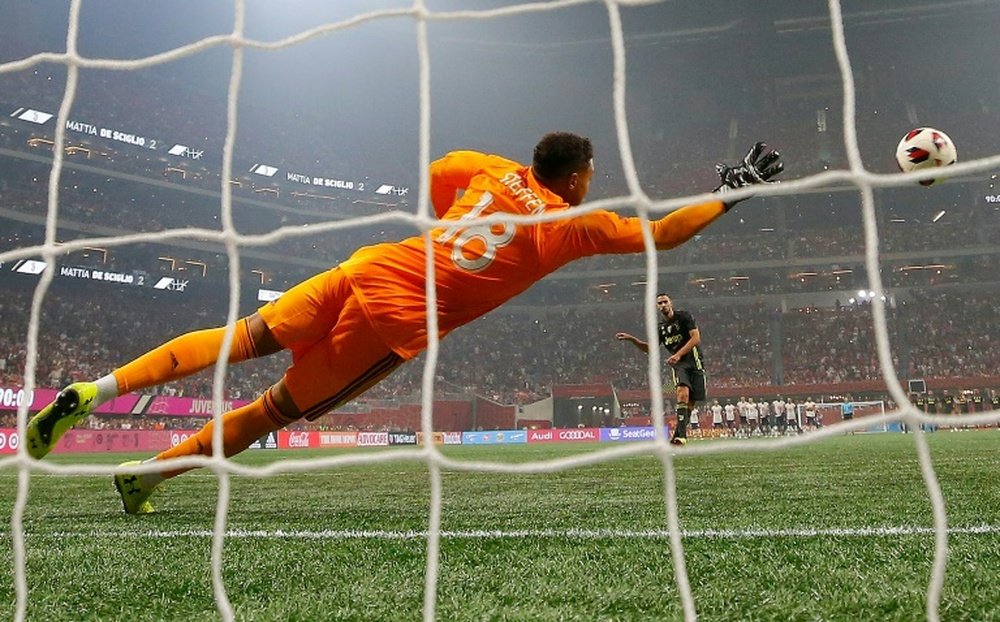 Zack Steffen was selected as part of the MLS All-Stars side which played Juventus. AFP