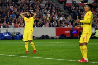 El Brentford empató ante el Liverpool de Klopp. AFP