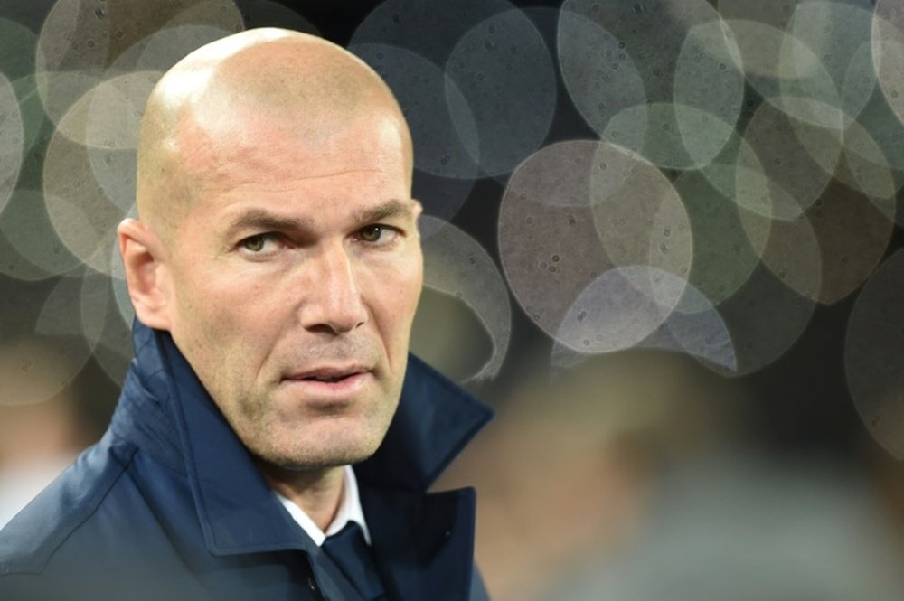 Zidane puso en duda su continuidad en el Madrid. AFP