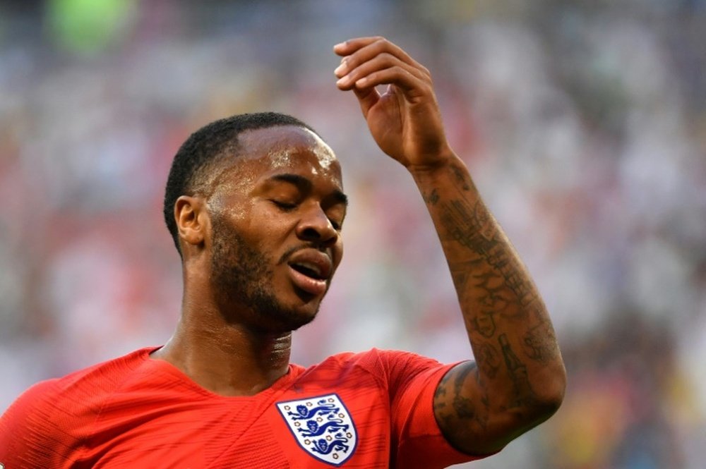 Sterling has been targeted by the press. AFP