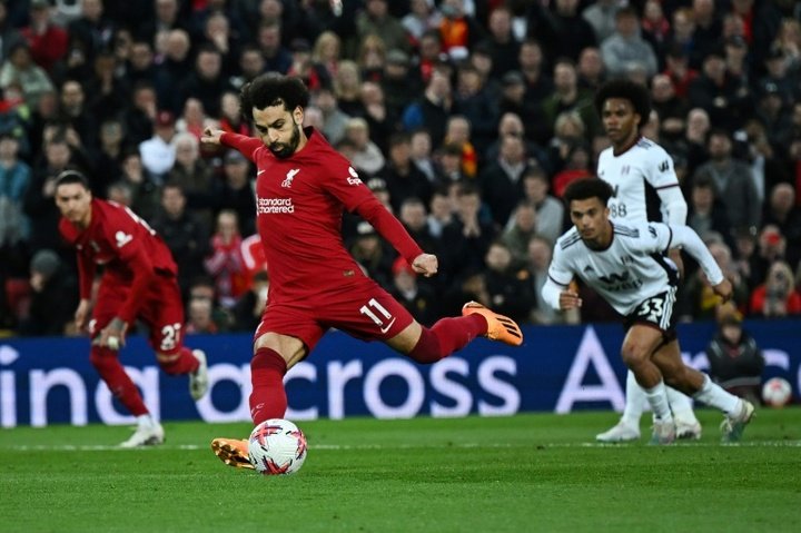 Salah joined Suarez as only player to score in 8 straight games at Anfield