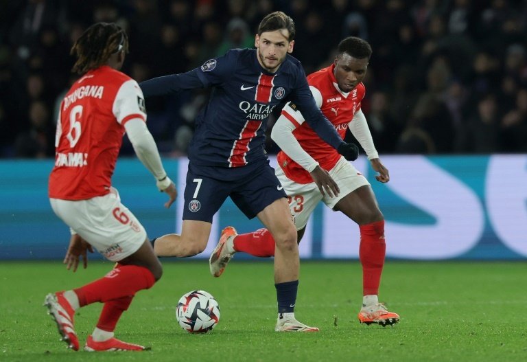 Kvaratskhelia made his Paris Saint-Germain debut on Saturday. AFP