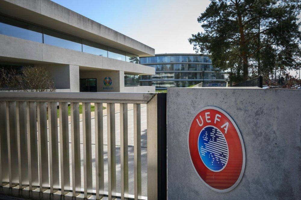 UEFA considers reducing host cities for the Euros because of COVID-19. AFP