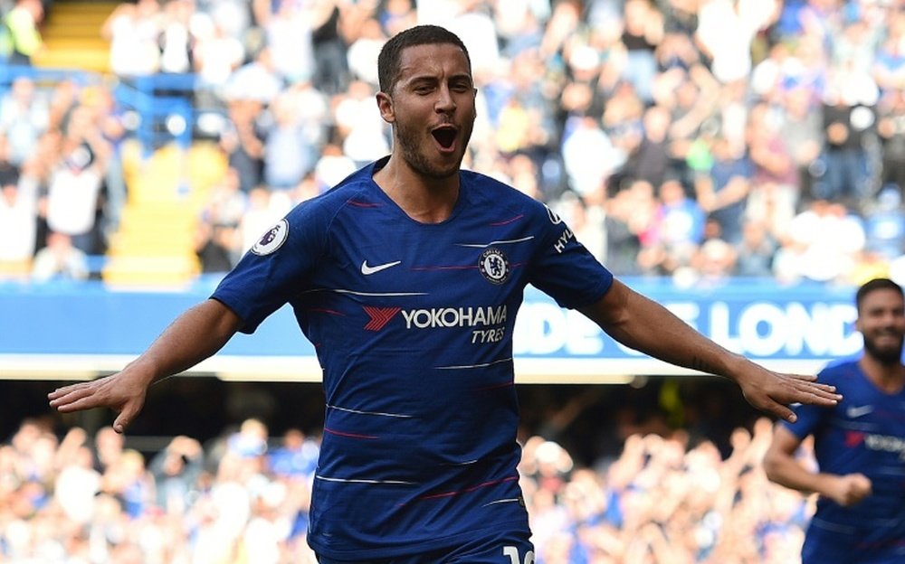 Chelsea believe that they can persuade Eden Hazard to sign a new contract. AFP