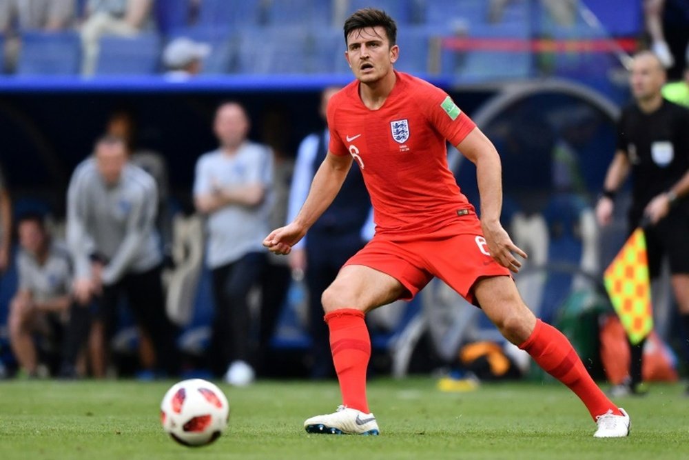 Harry Maguire's time to shine has come, according to Rio Ferdinand. AFP