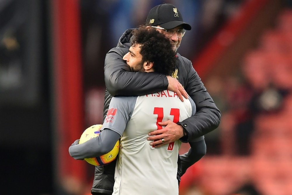 Cook defended Salah's form this season. AFP