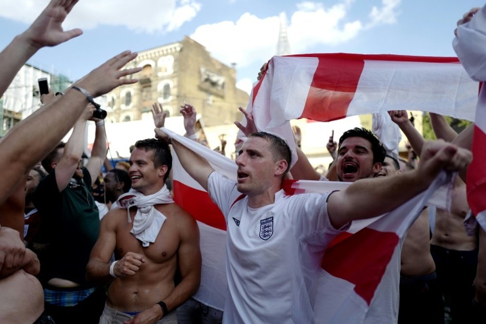 England's fans have been urged to repeat their World Cup behaviour. AFP