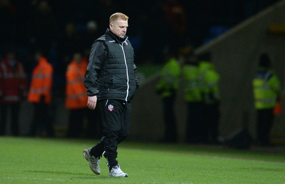 Boltons manager Neil Lennon, pictured on February 4, 2015, faced an internal investigation, but will remain in his post
