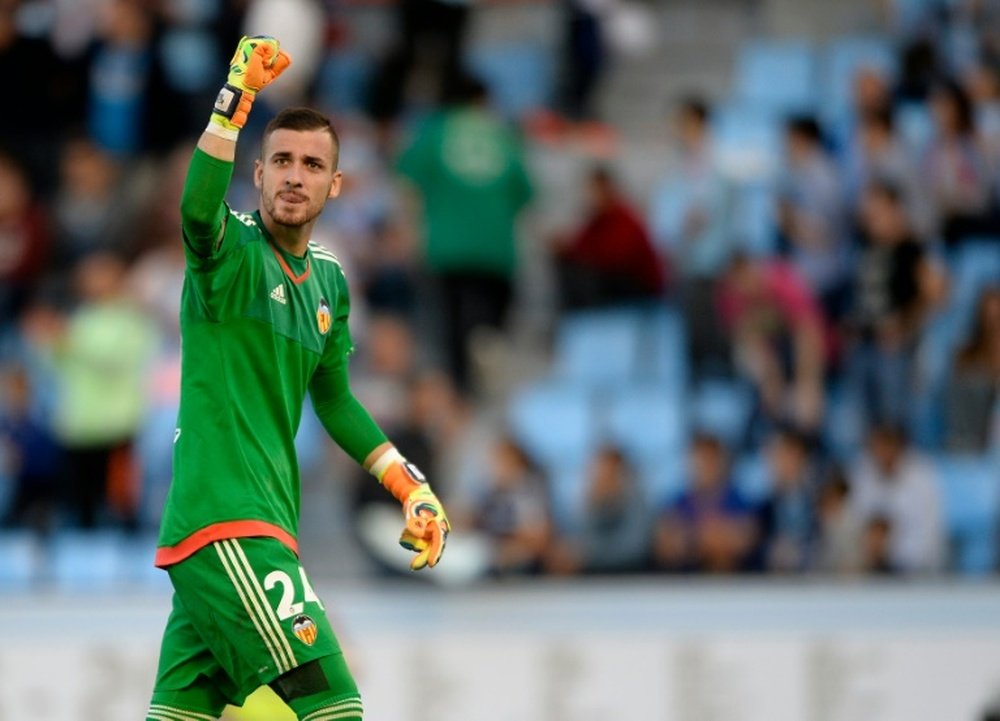 Valencias goalkeeper Jaume Domenech, pictured on November 7, 2015