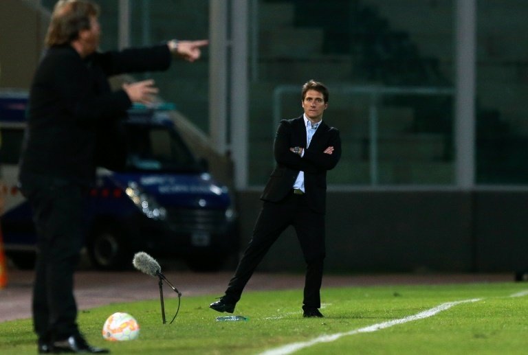 El técnico de Boca se mostró comprensivo tras el empate. AFP