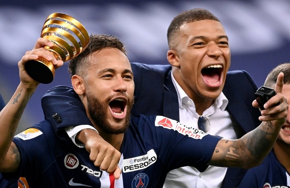 Mbappé se ve ganando la Champions. AFP