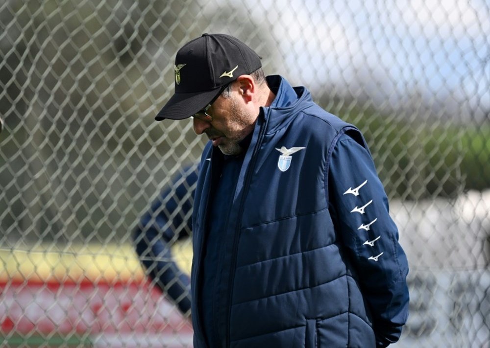 Maurizio Sarri démissionne de la Lazio. afp