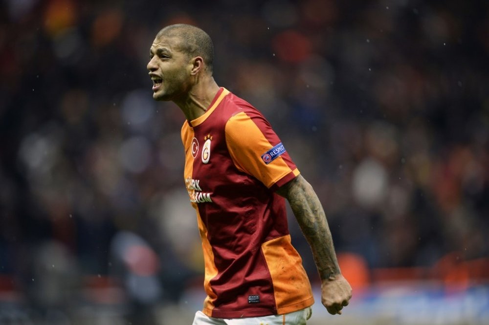 Felipe Melo, pictured on December 11, 2013, will join Inter Milan from Galatasaray