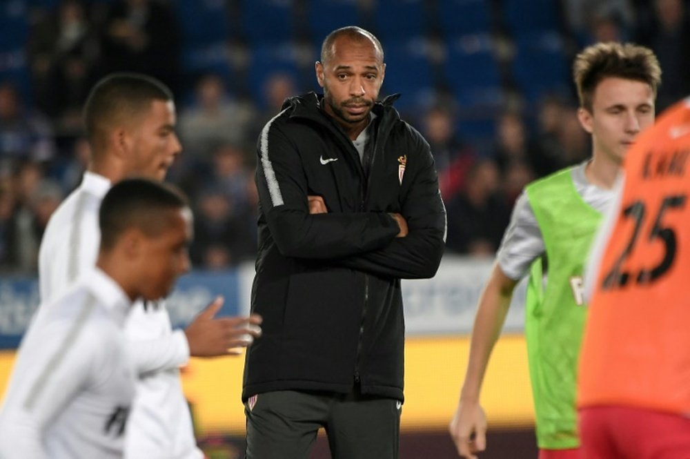 Henry was not able to gt Monaco back to winning ways in his first game in charge. AFP