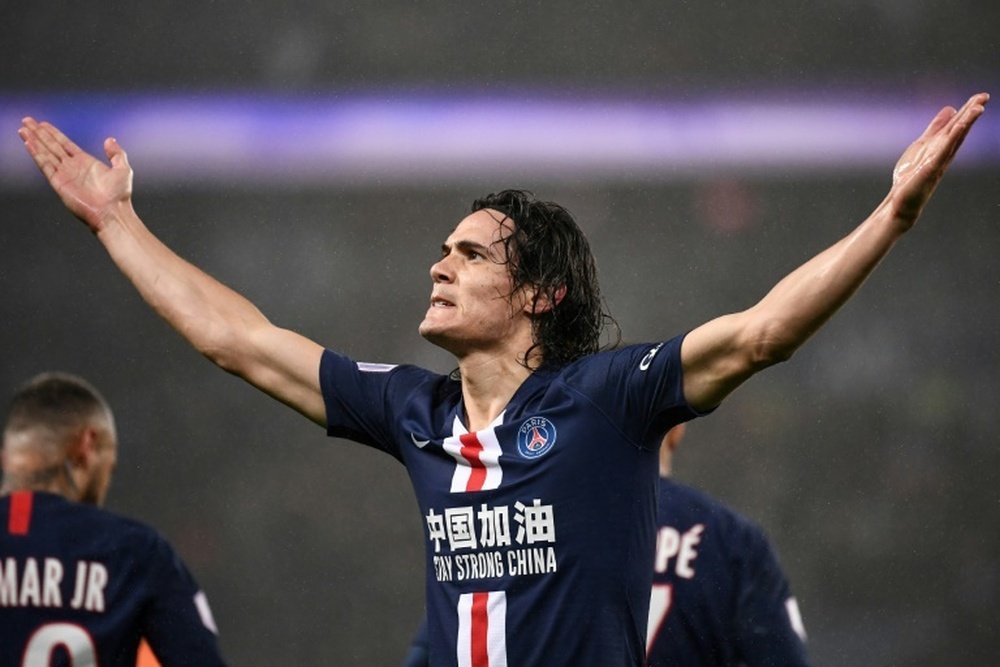 Edinson Cavani nostalgique du PSG. AFP