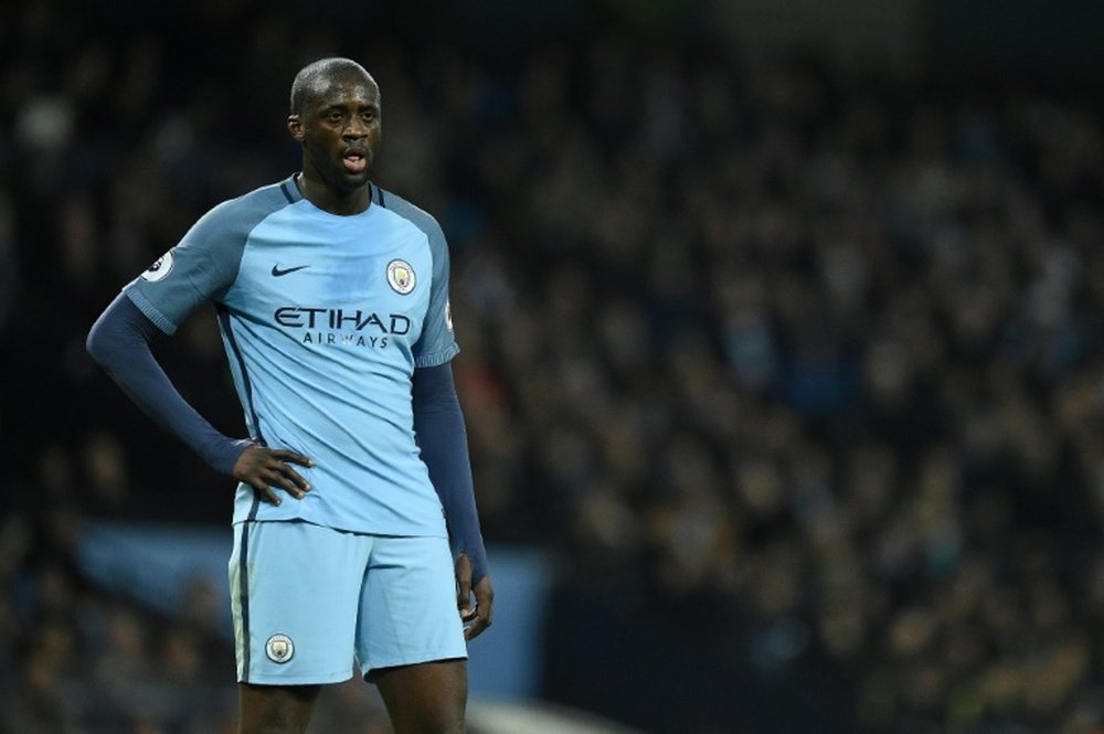 Toure made his first start of the season in the Carabao Cup game against West Brom on Wednesday. AFP