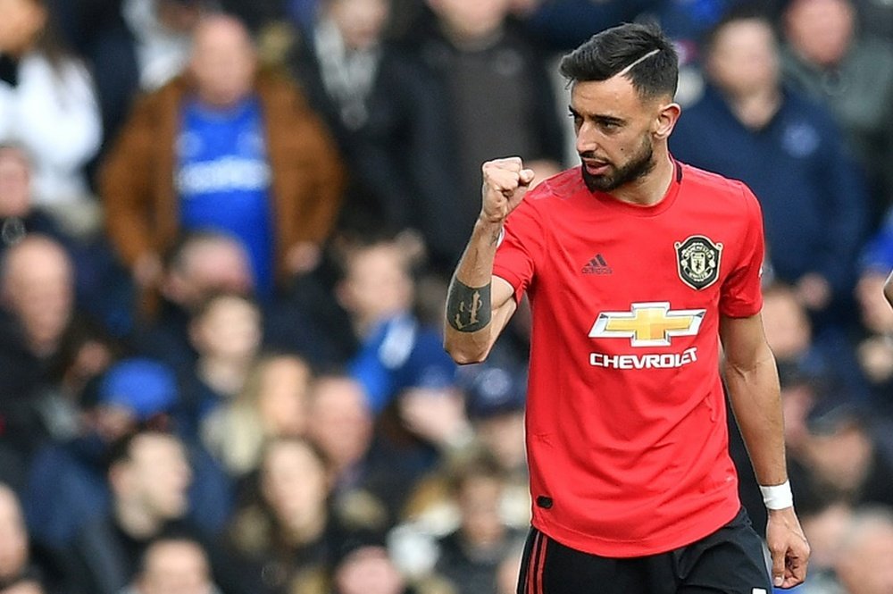 L'impact de Bruno Fernandes à Manchester United. AFP