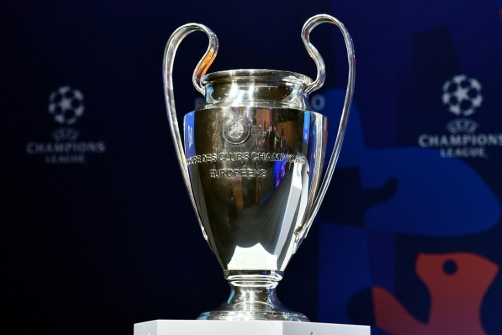 The Champions League last 16 draw is taking place. AFP